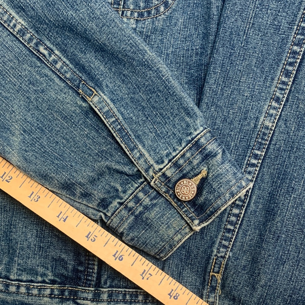 bill blass Medium Blue Denim Jean Jacket - Picture 8 of 16